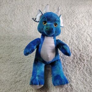 Build-A-Bear Starbright Blue Dragon Plush Toy 17" Sound FX Not Tested